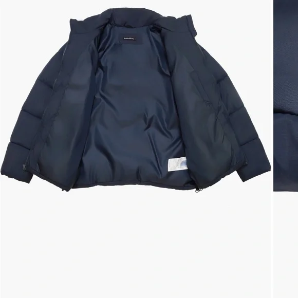 Rokka&Rolla Men's Navy Puffer Jacket- Brand New - Picture 3 of 6